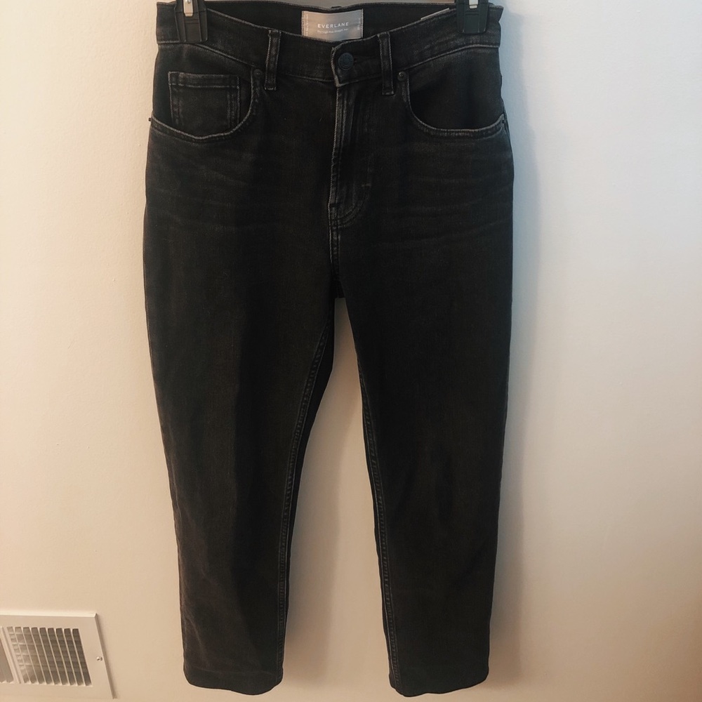 Everlane High Rise Straight Jean